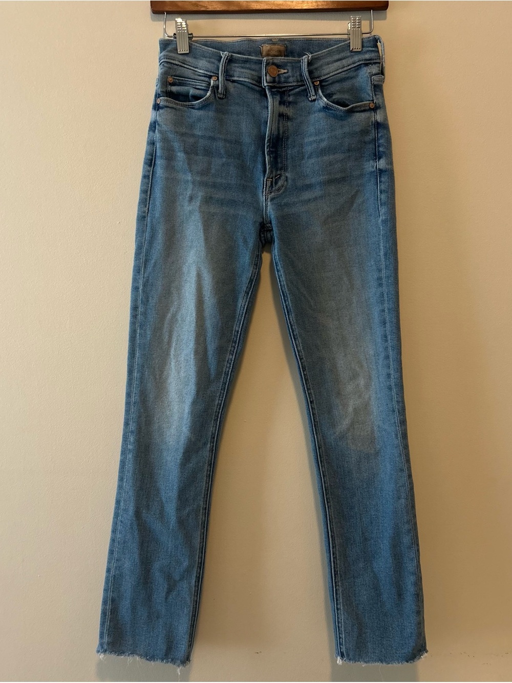 Mother Women’s Jeans Ankle Fray Mid Rise Size 26